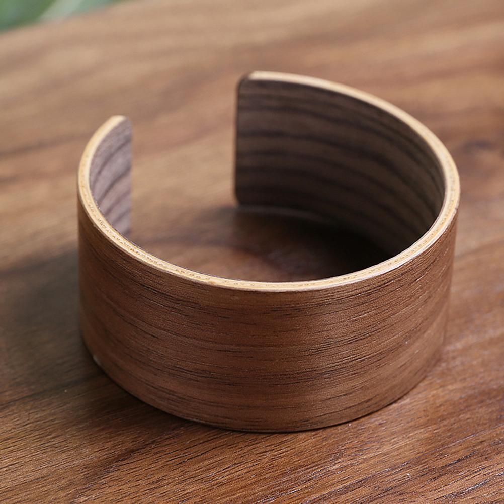 Premium Natural Walnut Wood Cup Sleeve Coffee Mug Protector Insulated Drink Cover Portable Beverage Holder Office Kitchen Bar