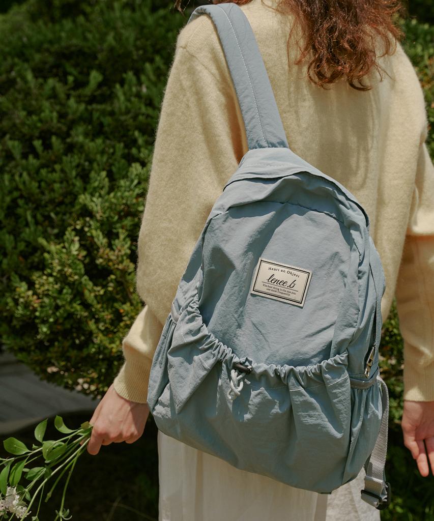 Leneeb String Backpack Sky Blue