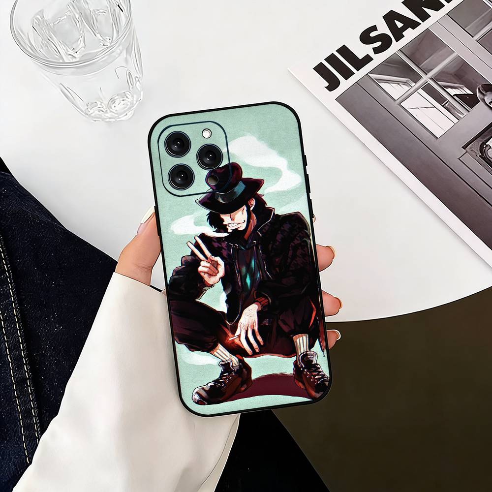 Lupin the Third Daisuke Jigen  Phone Case For iPhone 17, 16,15,14,13,12,11 Plus,Pro Max, Others Soft Black Cover