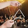 1pc Professional Triangle Instrument Set, Fun Percussion Musical Tool with Beater | Handheld Design for Music Performance