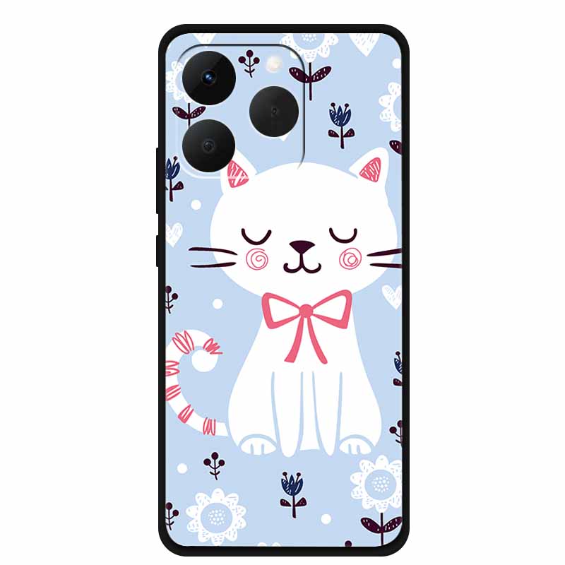 Case For OPPO Realme 15T Embossed Blossoms Funda 3D Relief Flowers Coque Silicone Soft Phone Cover For Realme 15 T 5G Bumper