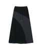 Lotaib Flux Panel Skirt - Black