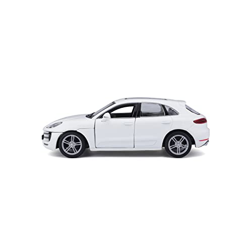 Bburago Porsche Macan 2015 Diecast Model Car 1/24 Scale (White) [Parallel Import]