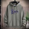 BFCCQB Men's Fashion Long Sleeve Casual Solid Color Print Autumn Winter Hoodie