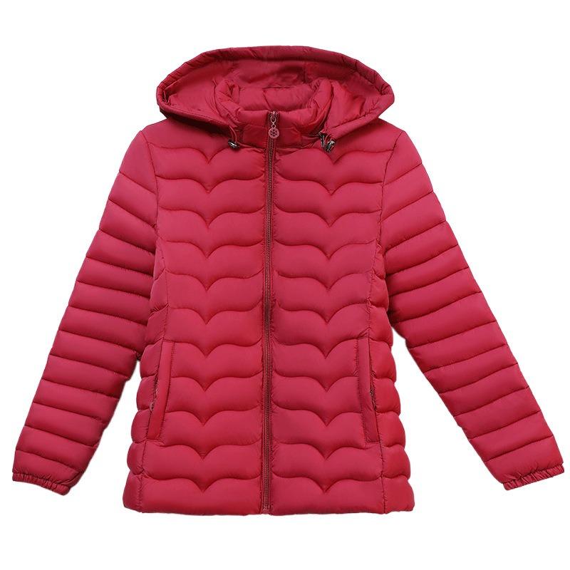 Cotton clothes women's short autumn and winter new light and thin fashion slim cotton clothes fashion versatile down cotton warm jacket