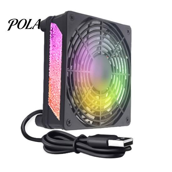 Desktop Cooling Fan USB Computer Mini Single/Dual 1800RPM Mute Heat Dissipation Small Space CPU Cooler Accessories for Android TV Box Router SingleFan