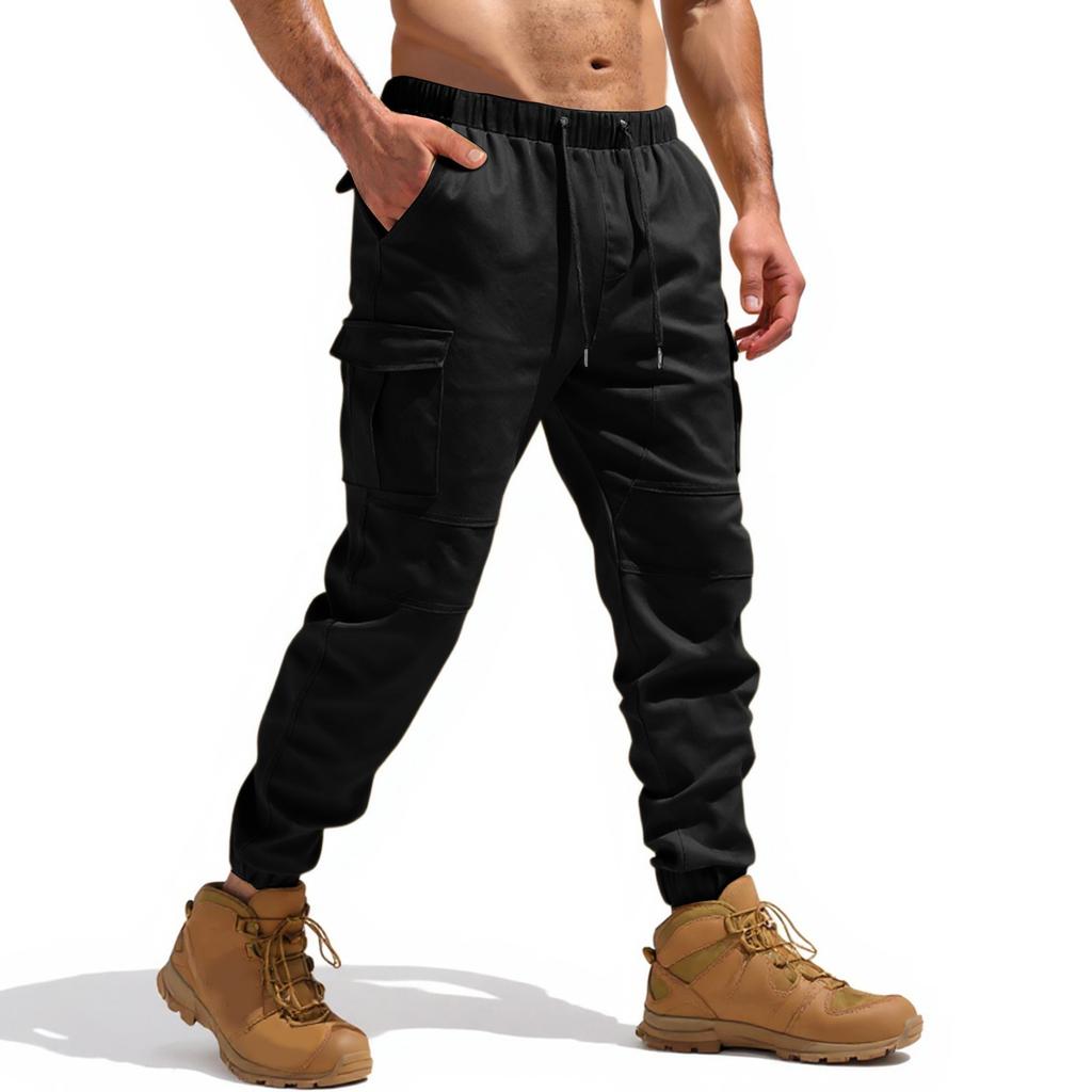 Men's Work Pants With Multiple Pockets, And Tear Resistant Pants