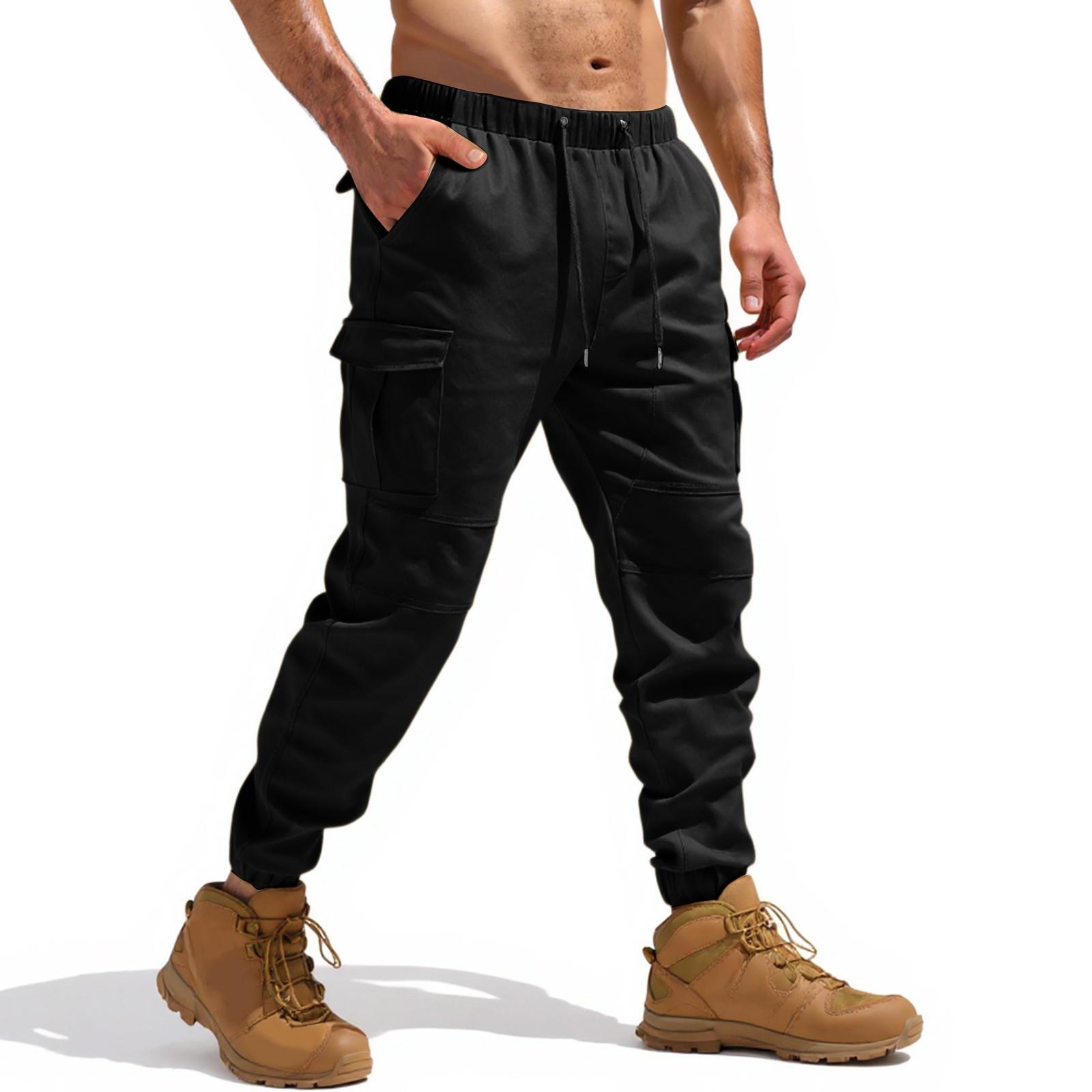 Men s Work Pants With Multiple Pockets, And Tear Resistant Pants XXXL