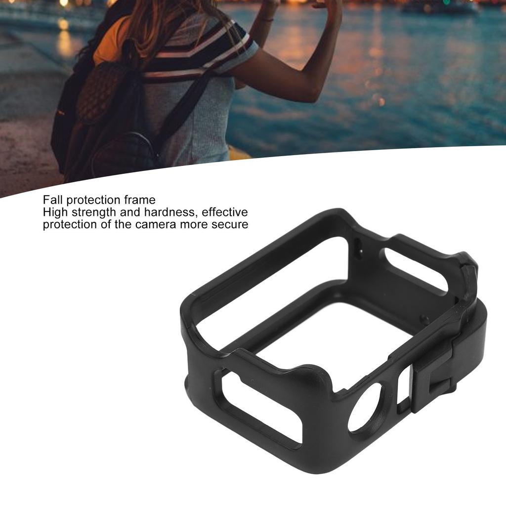 Action Camera Protective Frame ABS Quick Release Smooth Flip Sport Camera Cage Shell for GO 3