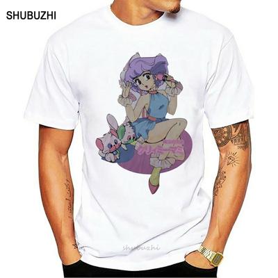 CREAMY MAMI Damen T-Shirt Kurimi Mami Yu Posi e Nega Tokio Sommer Herrenmode T-ShirtBequemes T-ShirtLässiges Kurzarm-T-Shirt