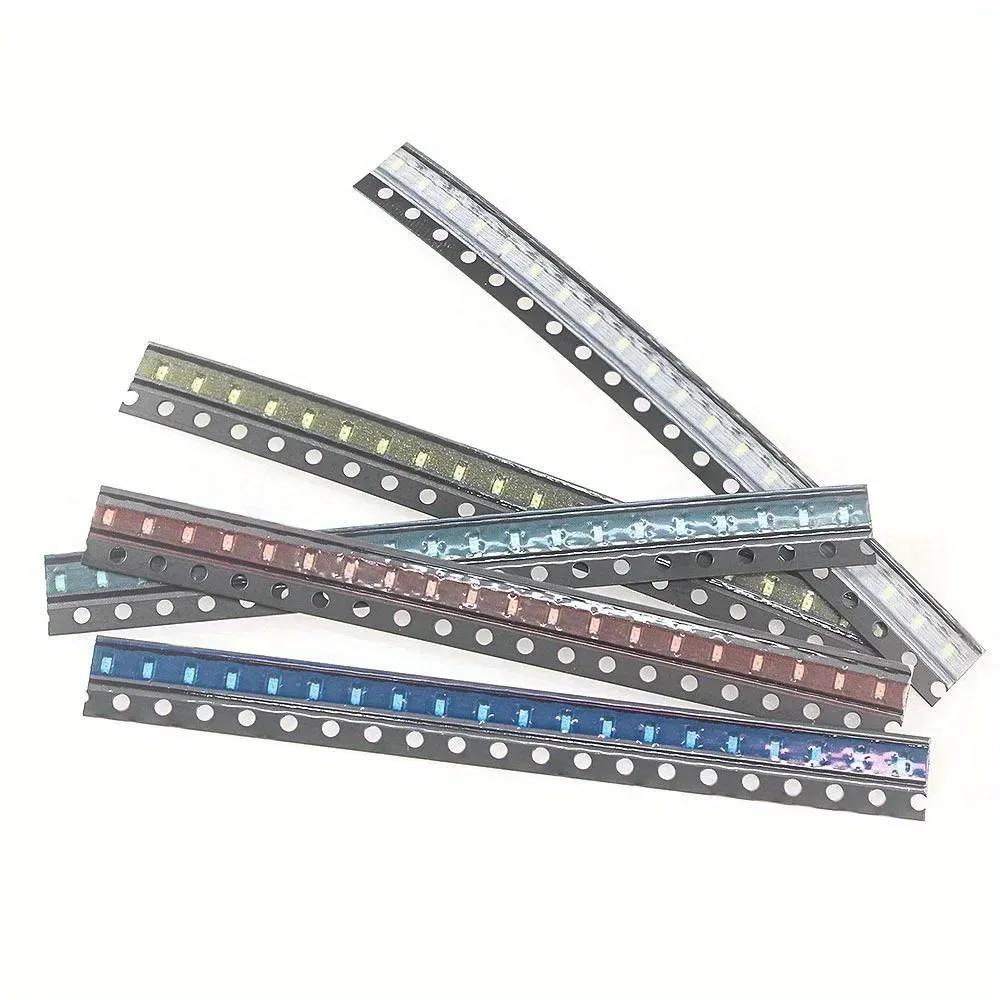 200pcs/lot SMD LED Diodes 0603 0805 1206 1210 5050 5730 High Brightness SMD LED Diodo Kit Green RED White Blue Yellow