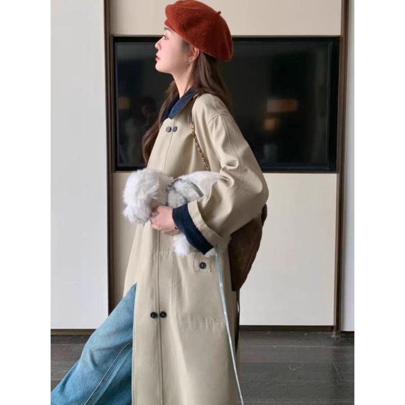 Commuter Daily New Autumn Versatile Women's Long Trench Coat
