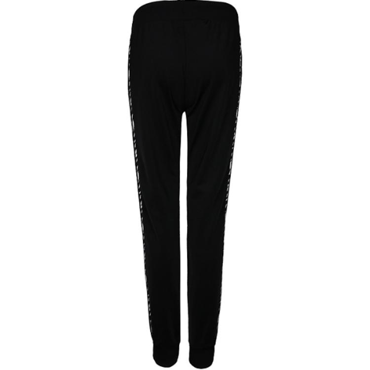 adidas Neo Womens Favorite 3S AOP TP Elastic Comfortable Striped Slim Fit Knitted Sports Pants Women Pants Black CZ4359