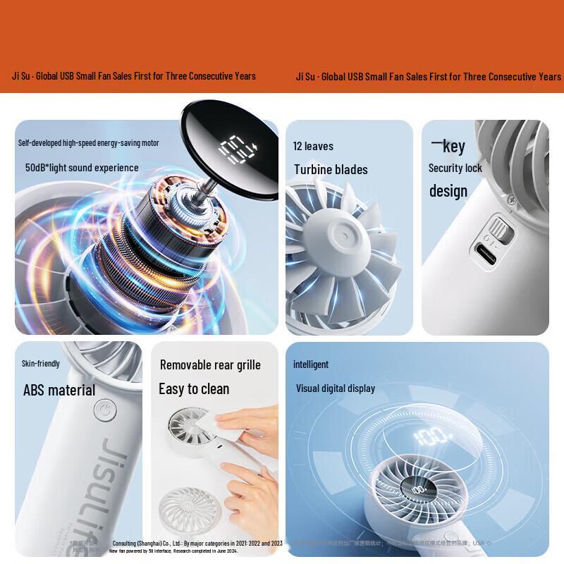 Jisu Life4 Portable Handheld Mini Fan