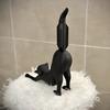 Tissue Rack Holder Stretched Kitten Shape Toilet Paper Roll Stand Easy Installation Bathroom Kitchen Napkin Organizer