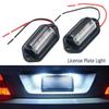 Car License Plate Light with White Bulbs, Fits SUV Truck Trailer Van, Solves Dim License Plate Lighting & Safety Risks