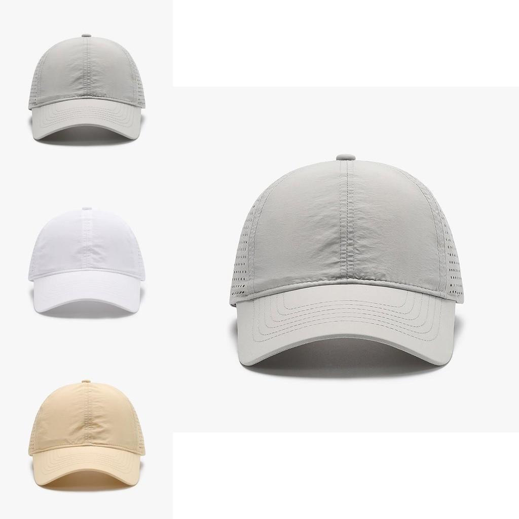 Spring Summer Quickdry Nylon Baseball Hat With Curved Brim For Men Women