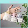 Entzückender Plüsch-Hamster-Schlüsselanhänger Niedliches Tier-Plüschtier-Anhänger für Taschen und Geschenke