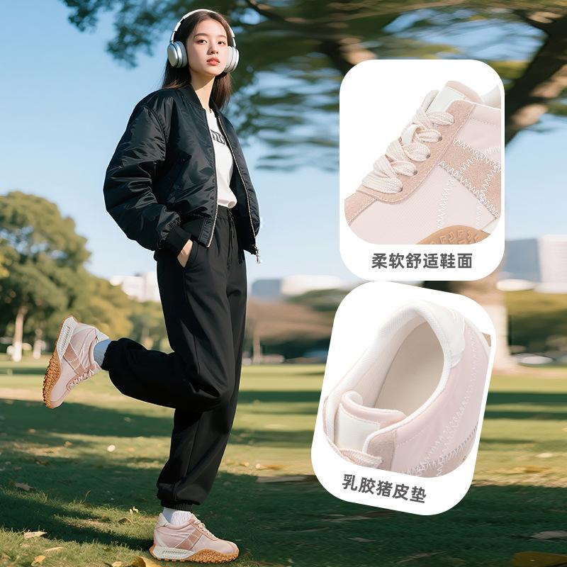 Inner Height Increase 6cm Leather Forrest Gump Shoes Women's 2025 Autumn New Platform Sports Shoes Versatile Shoes Casual Dad Shoes