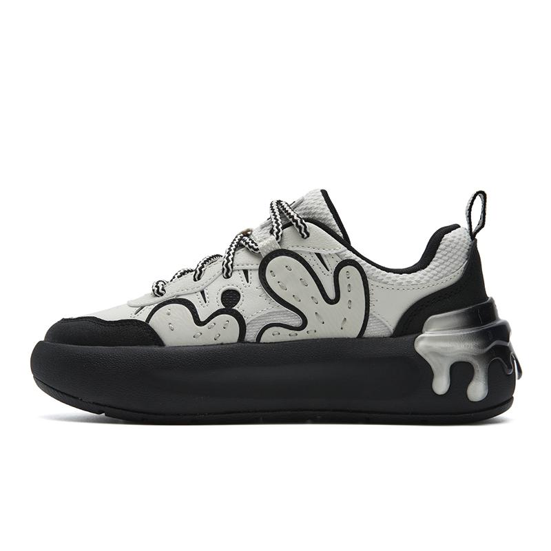 

FILA Cacti Fashionable Classic Retro Modern Casual Daily Versatile Comfortable Thick Sole Women Sneakers Gray Black F12W611208FLB 40