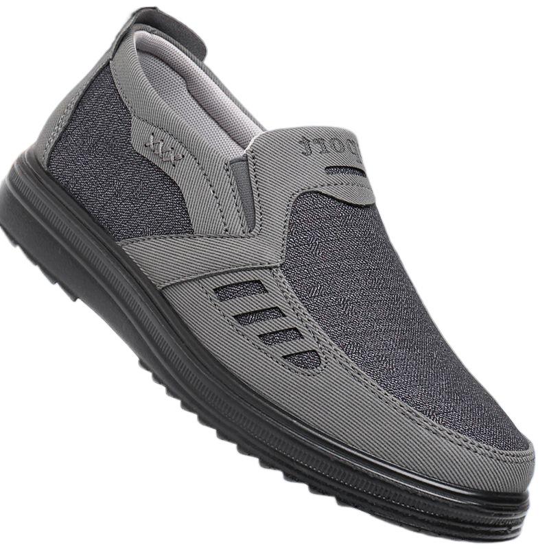 Hy ****** and Autumn Old ******* Cloth Shoes Men's Shoes Breathable Men's Single Shoes Middle-aged and Elderly Father Shoes S**t Sole Non-slip Cas