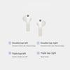 EDIFIER Wireless Bluetooth Earphones, Semi In-Ear Style, 32-Hour Long Battery Life, Bluetooth 5.4, White