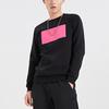 Li-Ning Letter Logo Printed Loose Casual Sweatshirt Men Tops Black AWDQ191-1