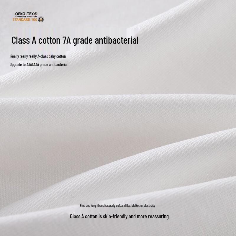 Palando Women's Class A 0-Dye Cotton Mid-Waist Briefs 4-Pack