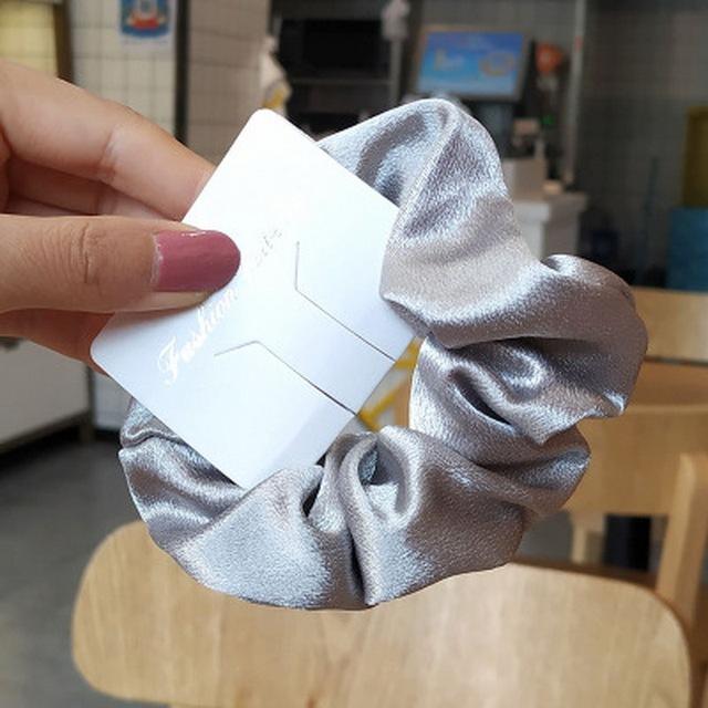 

Модная атласная резинка для волос женская шелковая резинка для волос эластичные резинки для волос для девочек черные повязки на голову веревка для волос резинка для волос для аксессуаров для волос