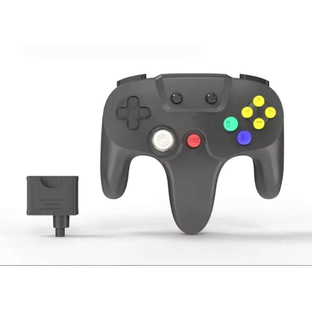 2.4GHz Wireless Controller for N64 Gamepad for N64 Console Built-in Vibration Motor & Turbo Function N64 Joystick