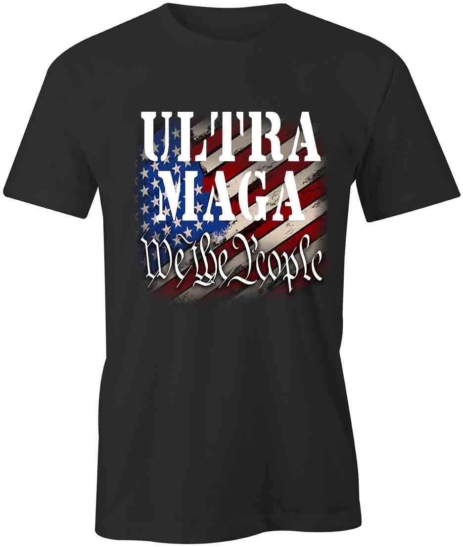 ULTRA MAGA WE THE PEOPLE TShirt Tee Printed Graphic T-Shirt Gift S1BCB058 XL