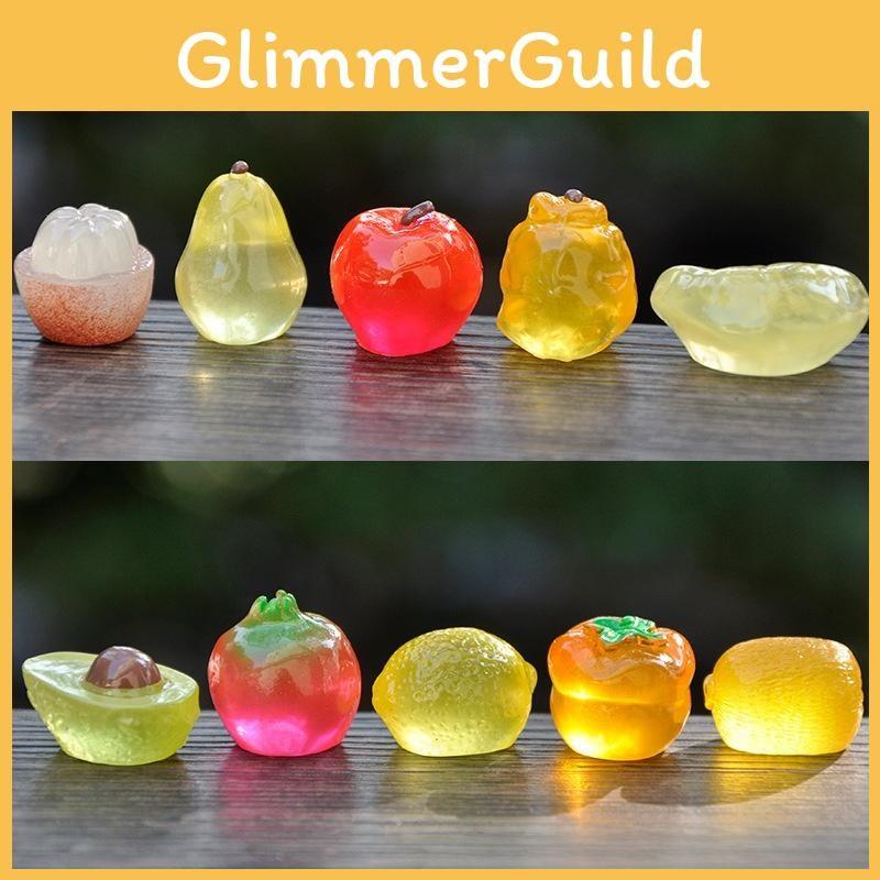 Fruit Resin Realistic Action Figures Model Toys For Educational Skills Prop