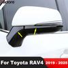 Für Toyota RAV4 RAV 4 - 2024 2025 Kohlefaser Auto Seiten Tür Rückspiegel Abdeckung Zierleisten Streifen Zubehör