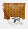 [Pre-Owned] Monogram Print Zipper Closure Faux Leather Clutch Bag Medium - Very Good #F57THA
