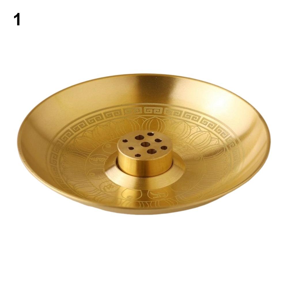 Burner Stand Round Incense Burner Incense Tray Incense Stick Plate 9 Hole Incense Holder