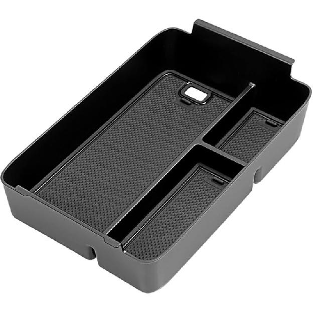 LUCKEASY Wireless Charger Mat For 2024 2025 2026 Hyundai Santa Fe Not For Tucson Car Center Console Auto Interior Anti-Slip Protector Pad Silicone