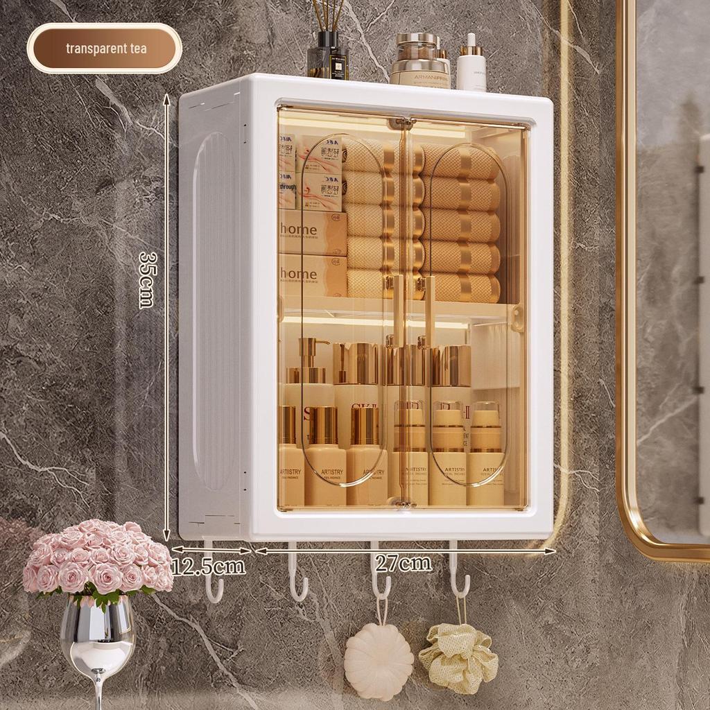 Lochfreies magnetisches wandmontiertes Badezimmer-Aufbewahrungsregal