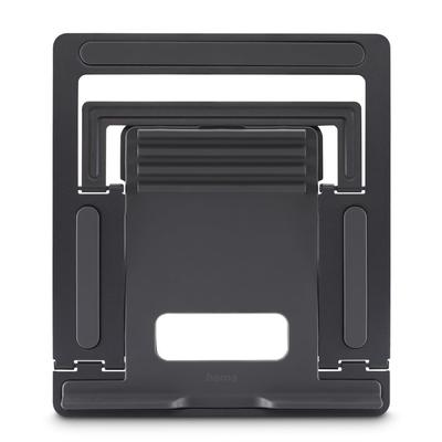 Hama Germany Laptop Up To 40 Cm Gray "Metal" Stand, 4-stage Tilt, Folding, (15.6"),