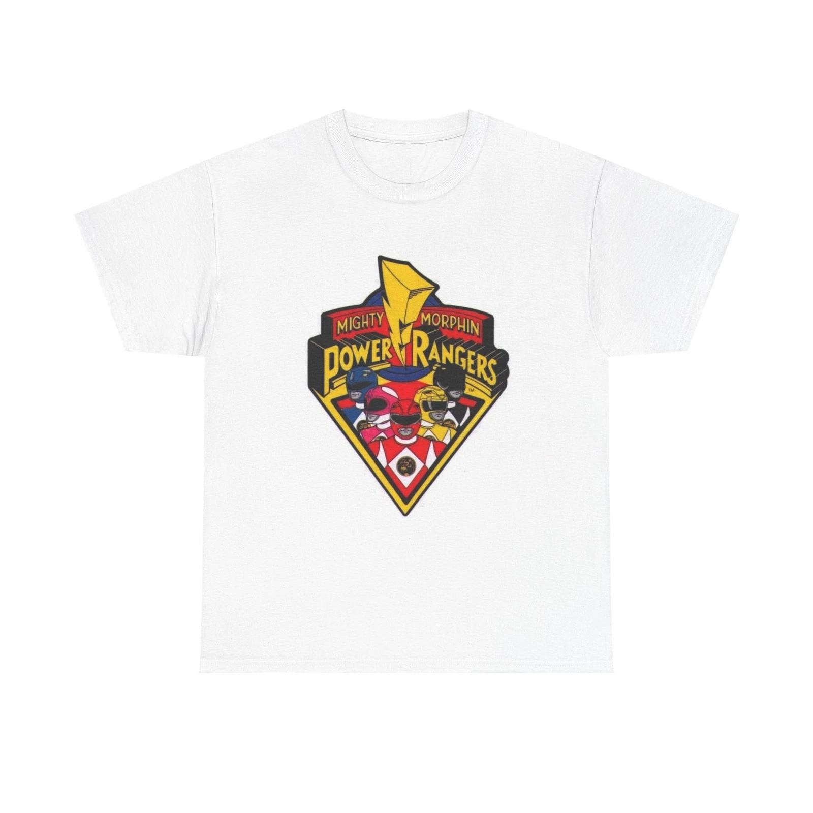 Men s and Women s T-shirts Power Rangers Logo XXL
