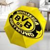 Borussia Dortmund Theme Automatic Umbrella, Lightweight & Portable, 8 Rib, Perfect for Outdoor Travel, Birthdays, Christmas, Gifts.