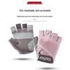 Shengluwei Women's Half-Finger Ice Silk Fitness Gloves