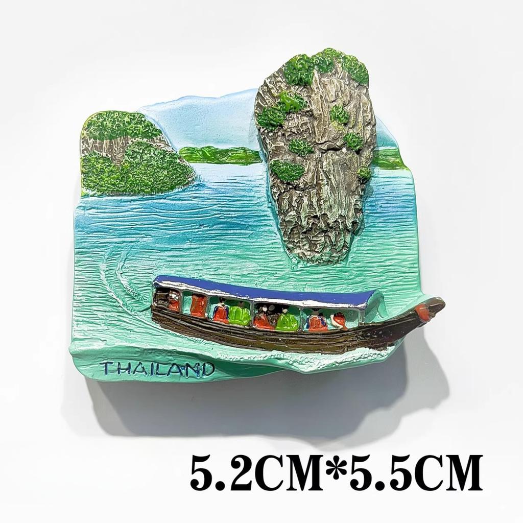 Thailand Kühlschrankaufkleber Bangkok Reise Souvenirs Koh Samui Phuket Krabi Kühlschrankmagnete Wohnkultur Hochzeitsgeschenke