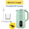110V Multifunktionale Sojamilchmaschine & Entsafter, Babynahrungsmaschine, Wandbrechend, US/EU-Standard