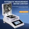 16A Halogen Moisture Meter LCD Touch Screen Food Medicine Powder Moisture Detector EU US Plug HalogenWater Content Analyzer