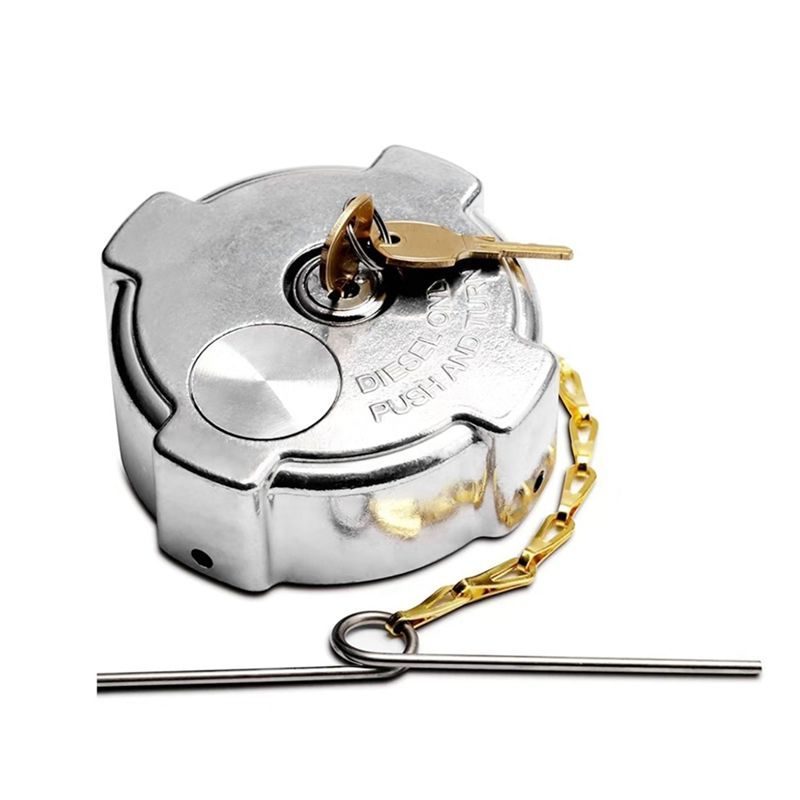 AA92-New High Quality Aluminum Fuel Tank Cap With Lock 03-37017-002 0337017002 For n Trucks Freightliner Trucks
