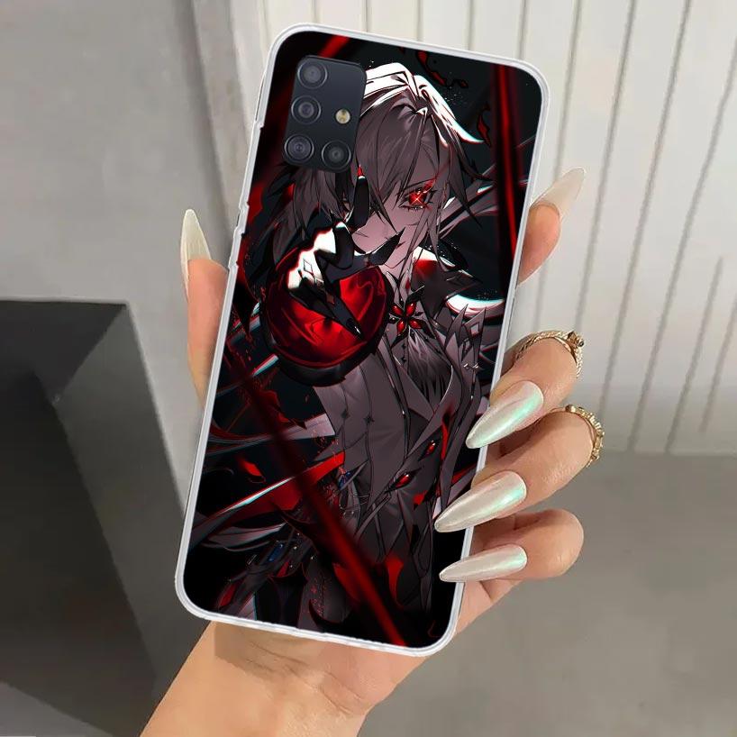 Arlecchino Genshin Impact Phone Case for Samsung Galaxy A52 A32 A22 A12 A02S A50S A30S A10S Note 20 Ultra 10 Plus S10 A31 A20 A7