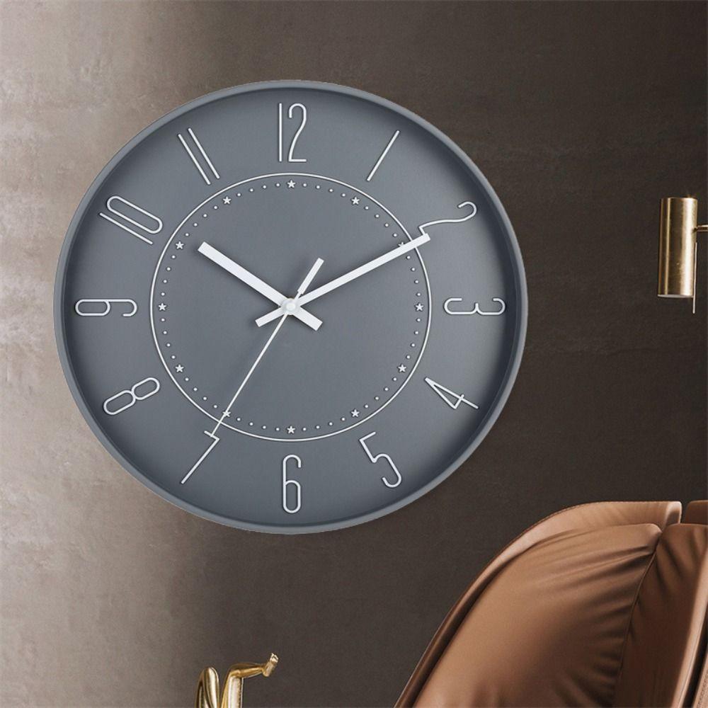 Plastic Hanging Clock Stylish Scale Clock Modern Wall Clock Living Room