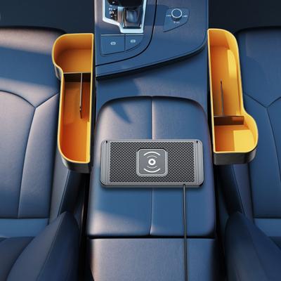 Wireless Car Charger Pad 20W Fast Charging Mat for Phone Non-Slip Cell Phone Charger Waterproof Anti-Slip Silicone Base