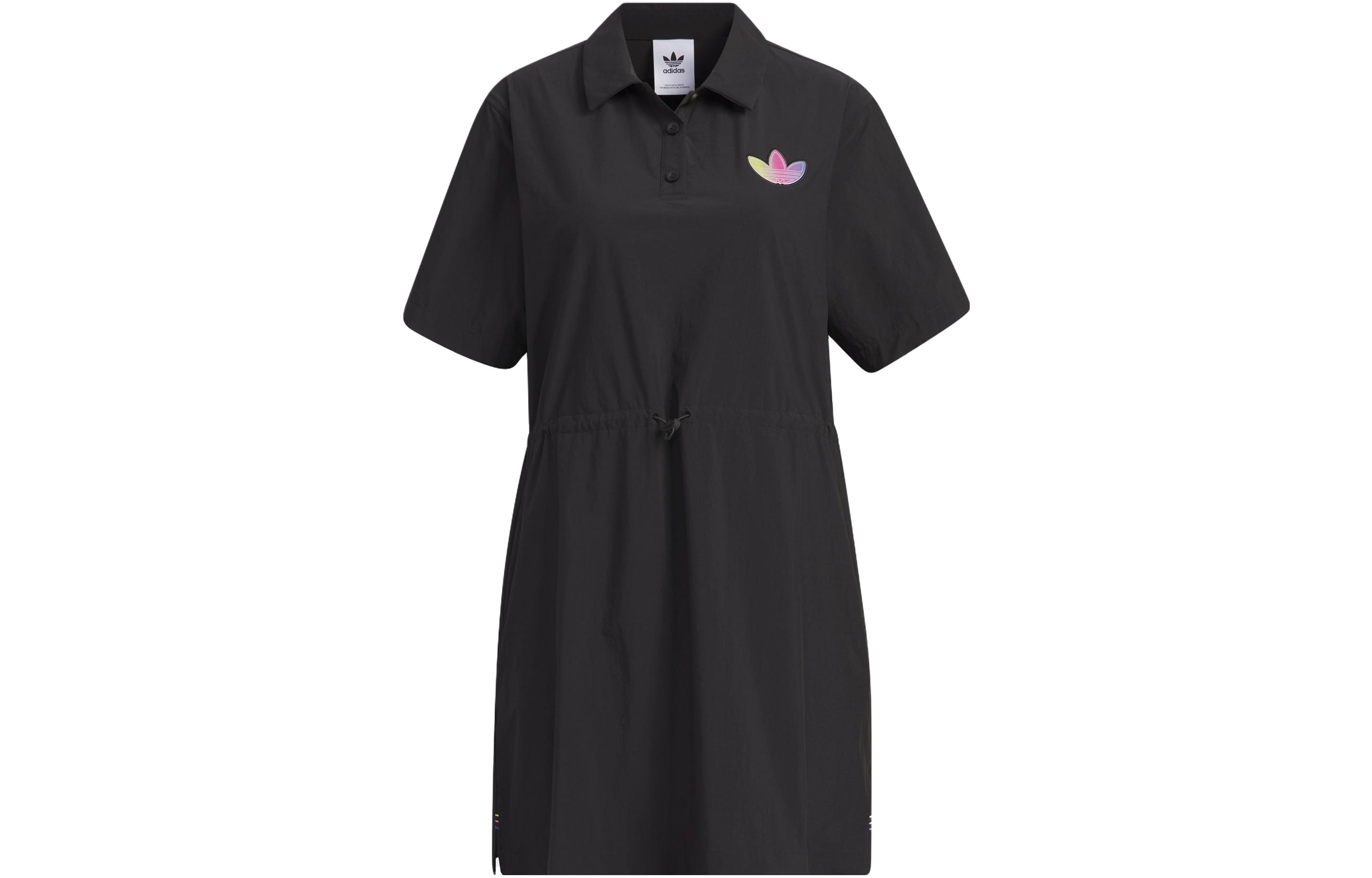 

Adidas Originals Short Sleeved Dress Women s Black IP2199 XXS