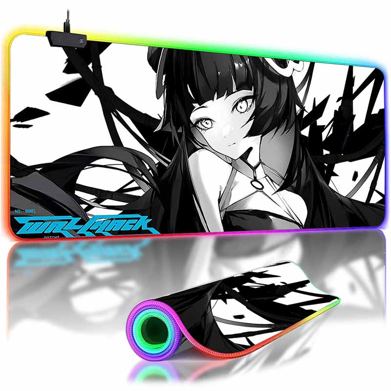 

Anime Mask Girl Mouse Pad Yuki Aim Large Mouse Mat E-Sports Gamer Desk Pads Non-Slip Rubber Premium Mouse Pad XXL Keyboard Mats 300x600x2mm
